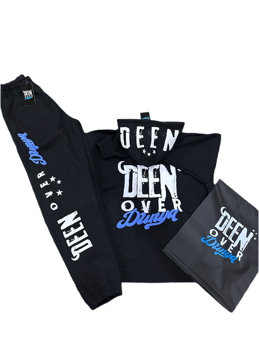 BLACK DEEN over DUNYA track suit